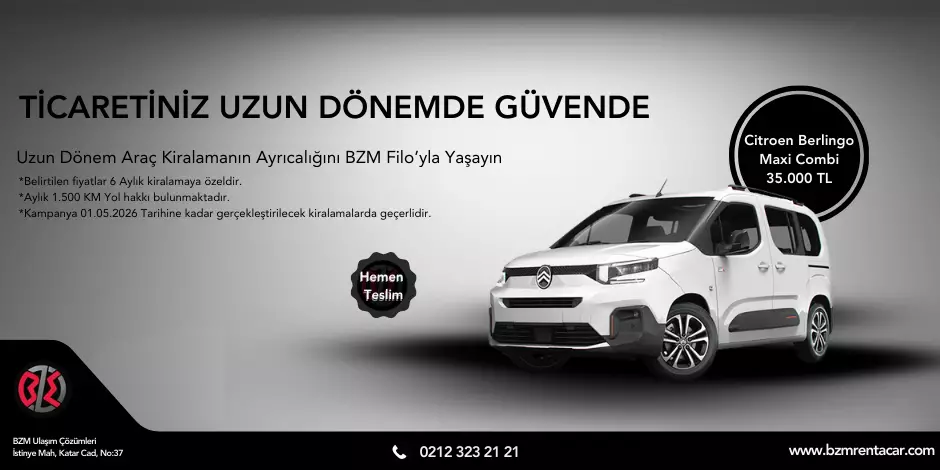 Sedan Araçlarda Büyük Fırsat – BZM Rent A Car ile Konforlu ve Uygun Fiyatlı Seyahat